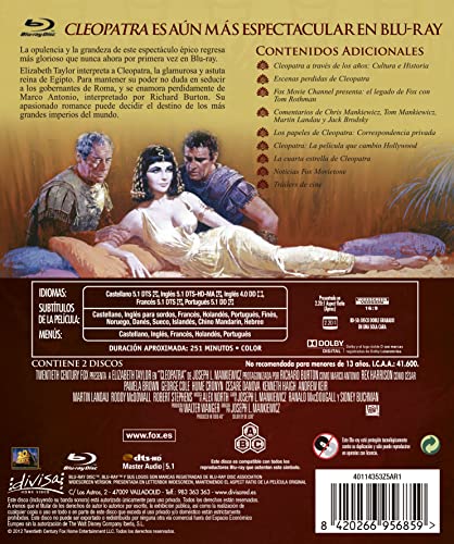 Detalle 2 de Divisa HV Cleopatra Edición 50 Aniversario Blu-ray