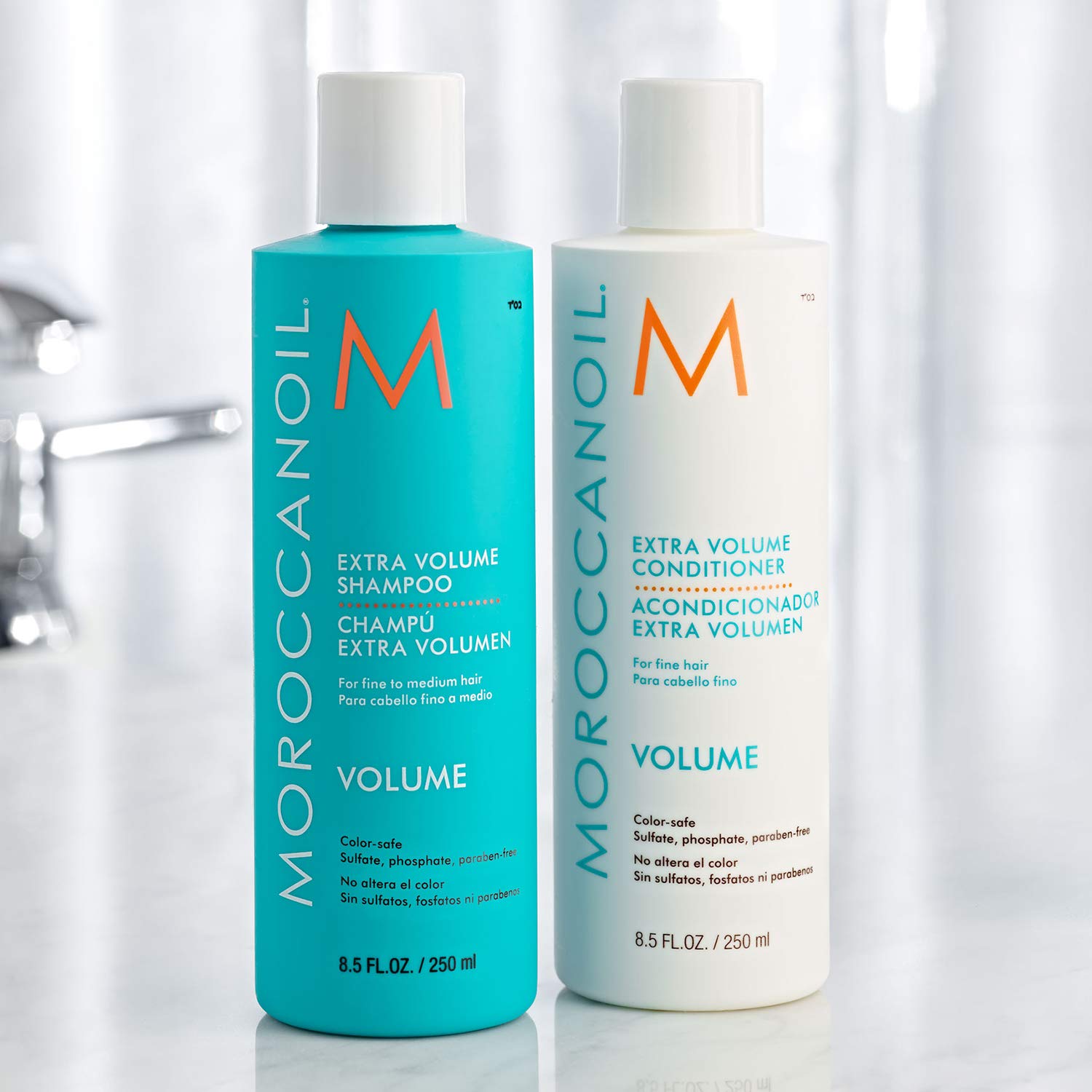 Detalle 2 de Moroccanoil Extra Volumen Shampoo (250 ml) – reinigt sanft und unterstützt mehr Fülle