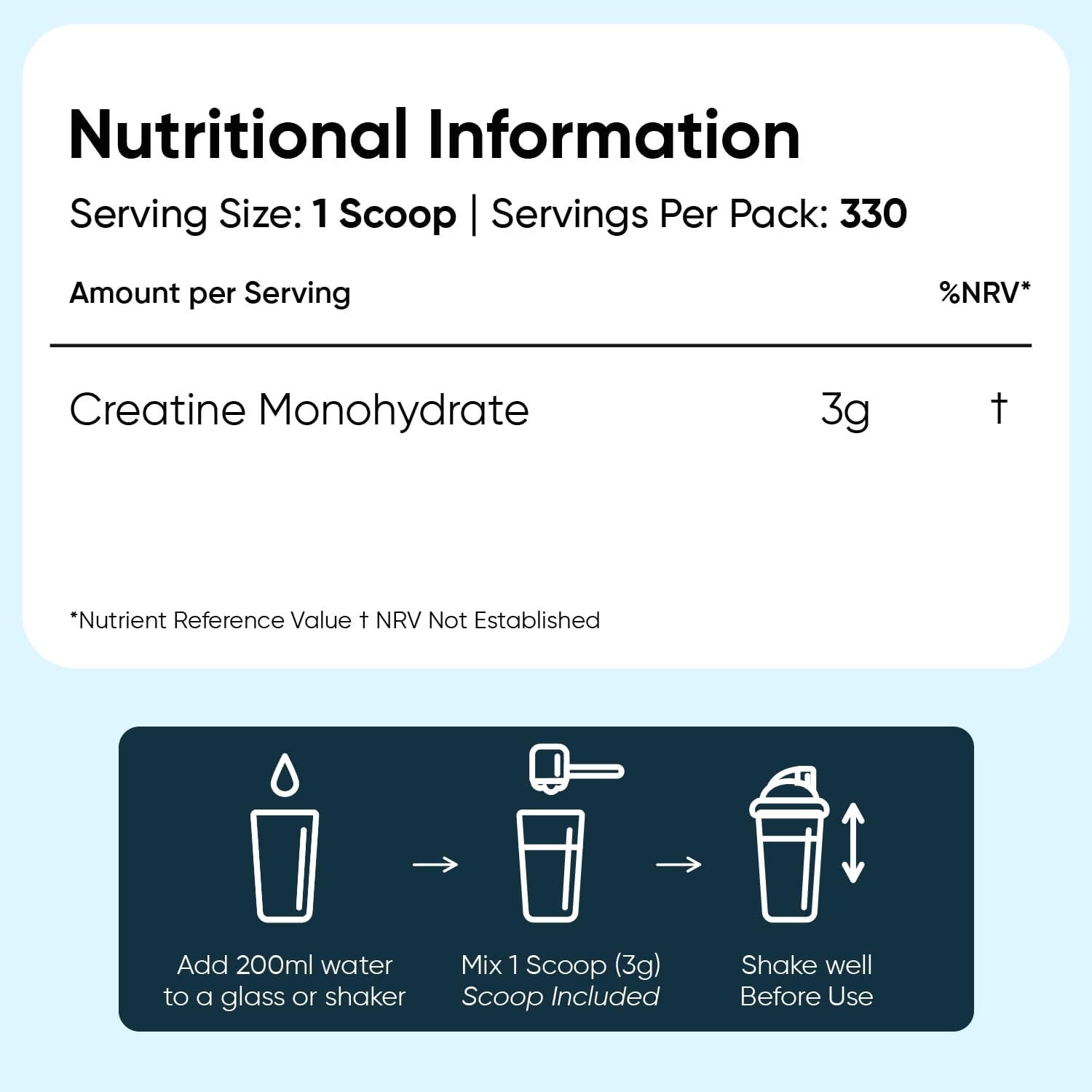 Detalle de WeightWorld Creatine Monohydrate Powder 1kg – 330 Servings