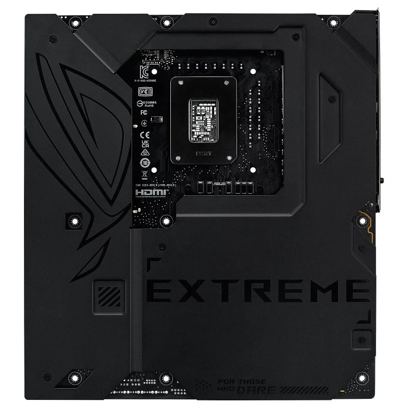 Detalle de ASUS ROG MAXIMUS Z890 Extreme placa base 5 pulgadas LCD