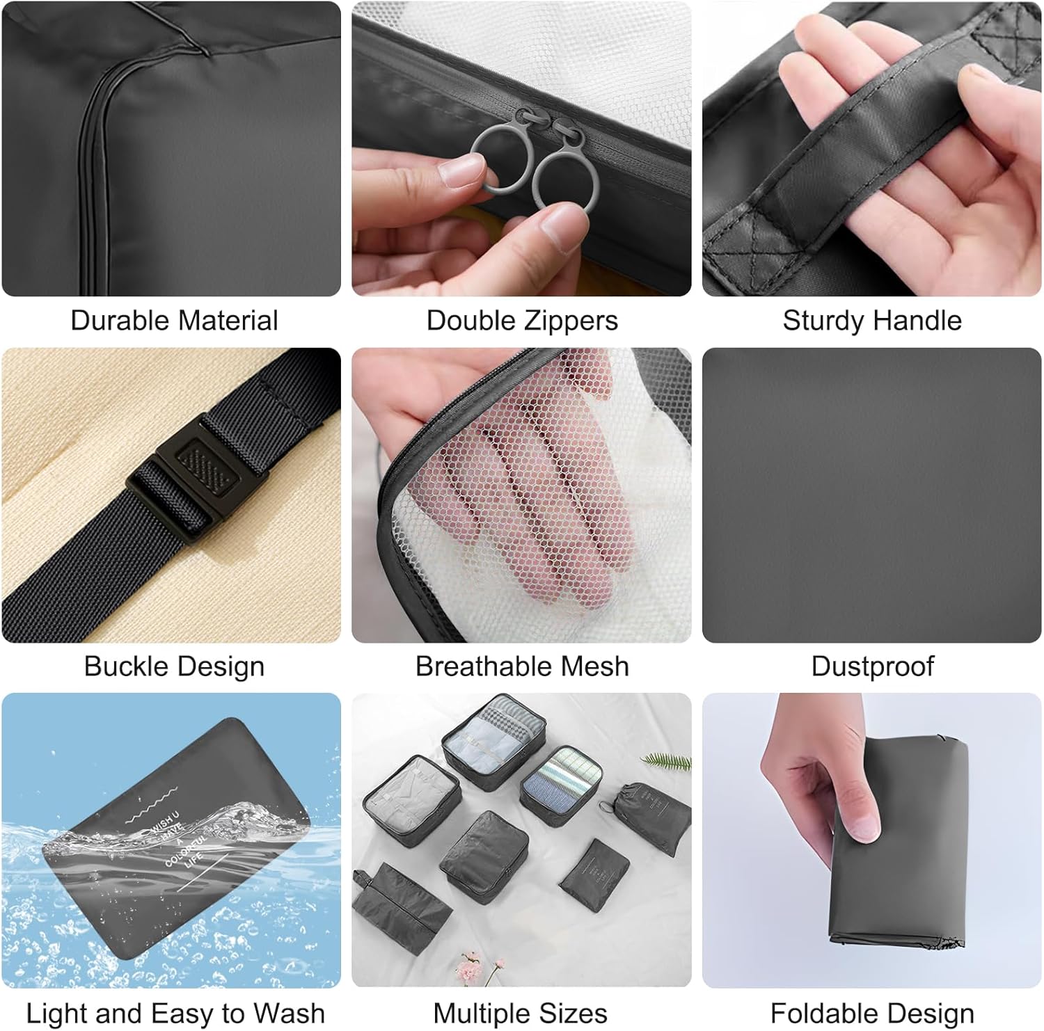 Thumbnail 5 de TXBOBECO Koffer Organizer Set 10-teilig