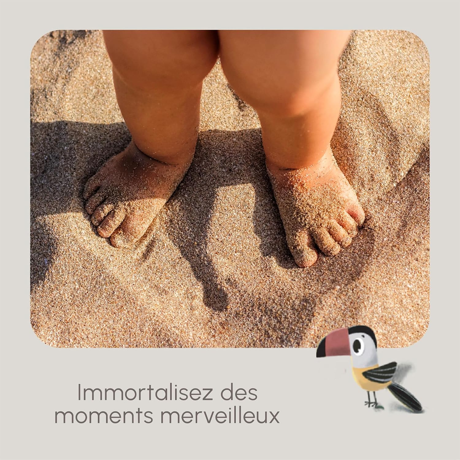 Thumbnail 3 de Tiny Love Magic Box Square — Memory Box pour empreintes main et pied de bébé