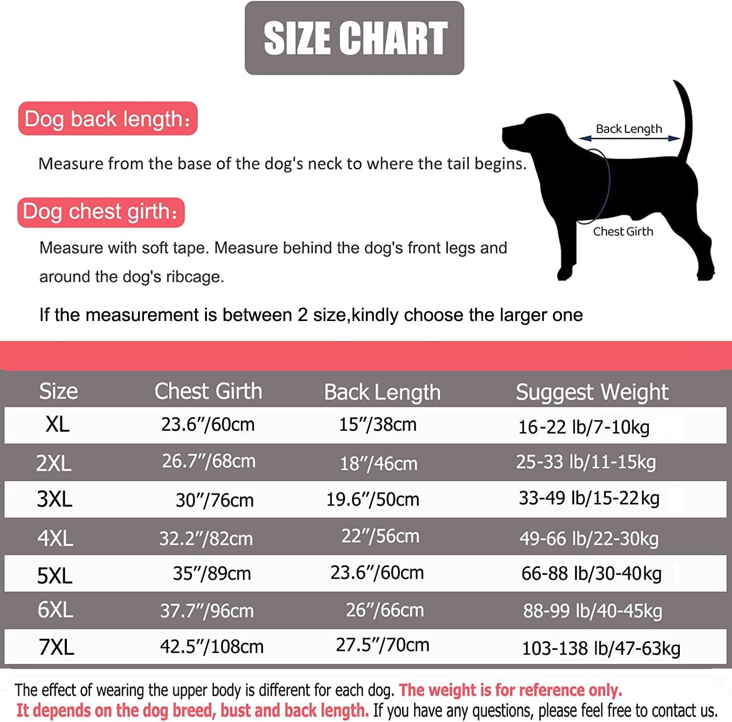 Detalle de BT Bear Large Dog Clothes Recovery Suit Onesie (Elastic Dog Jumpsuit)