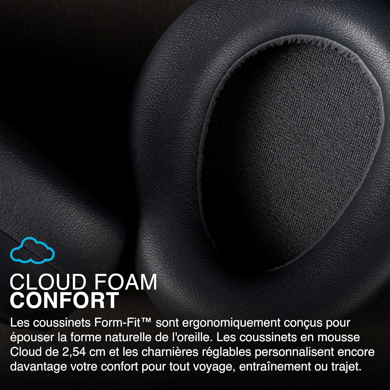 Thumbnail 5 de JLab JBuds LUX ANC : casque Bluetooth supra-auriculaire pliable avec réduction de bruit active