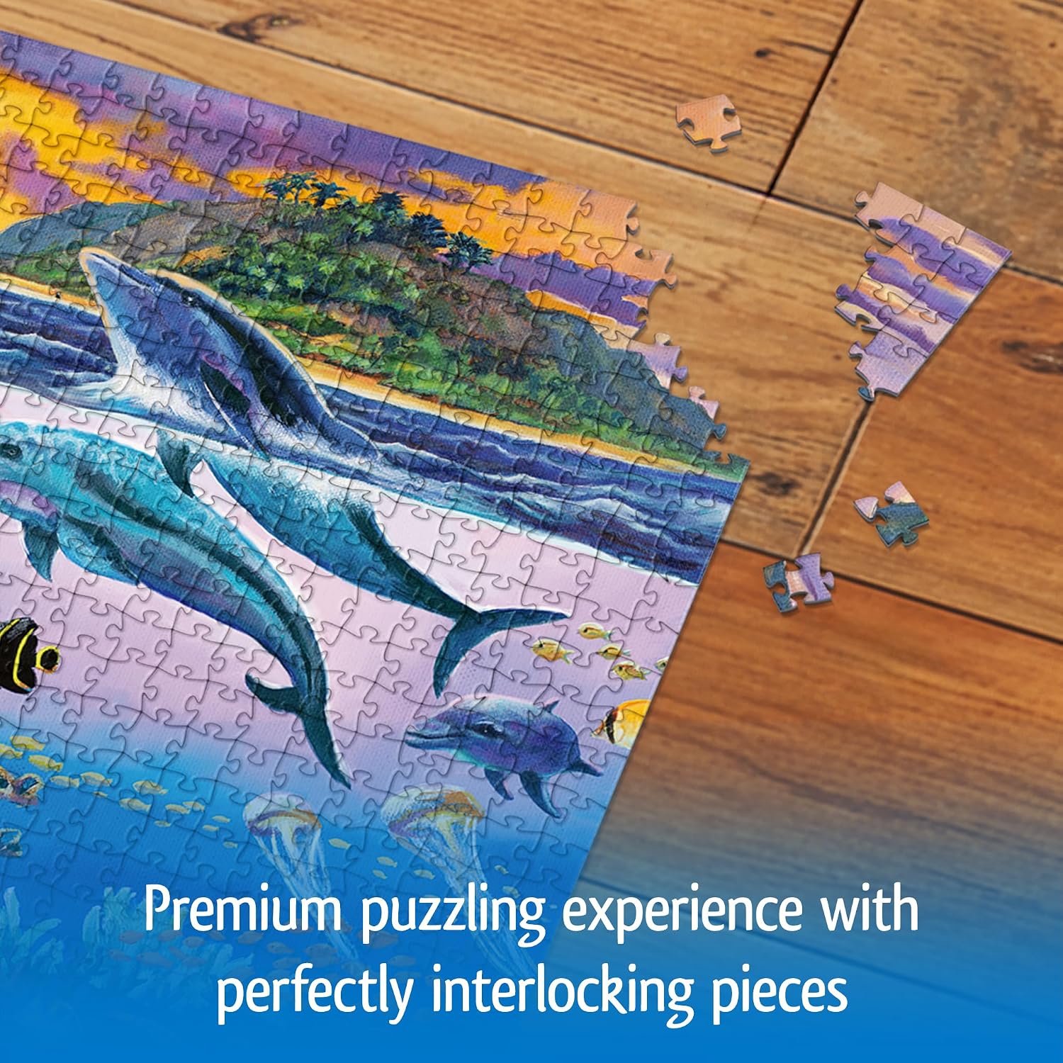 Thumbnail 4 de Wonder Forge Underwater Frolic 1000 jigsaw puzzle 🧩