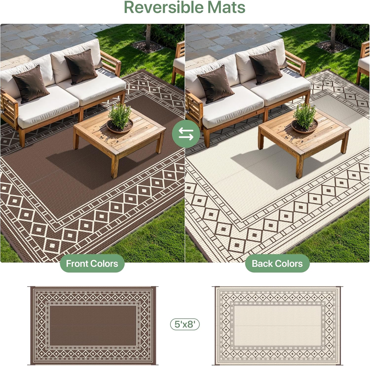 Detalle 2 de GENIMO Outdoor Rug 5'x8