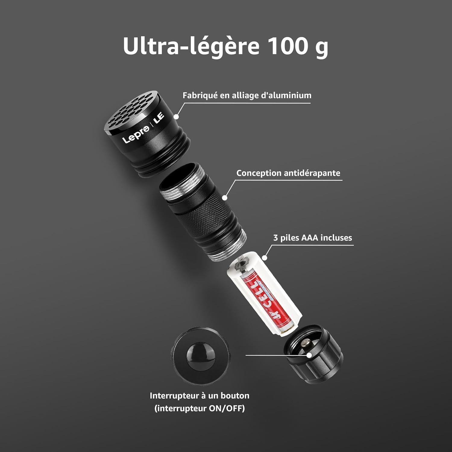 Thumbnail 4 de Lepro Lampe UV 395 nm 🔦