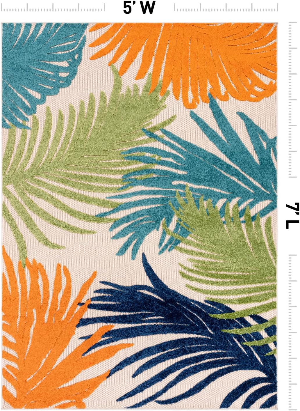 Detalle 2 de Rugshop indoor/outdoor area rug 5' x 7