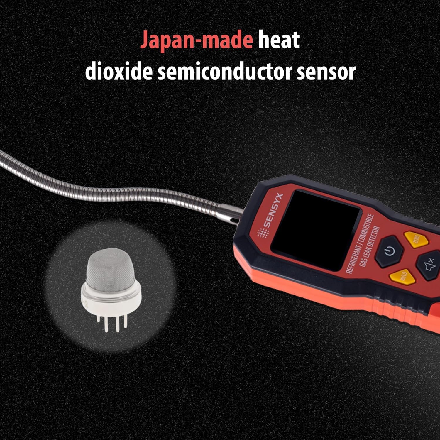 Thumbnail 1 de SENSYX SFD201 Rechargeable HVAC Refrigerant Leak Detector (Halogen Freon Sniffer)