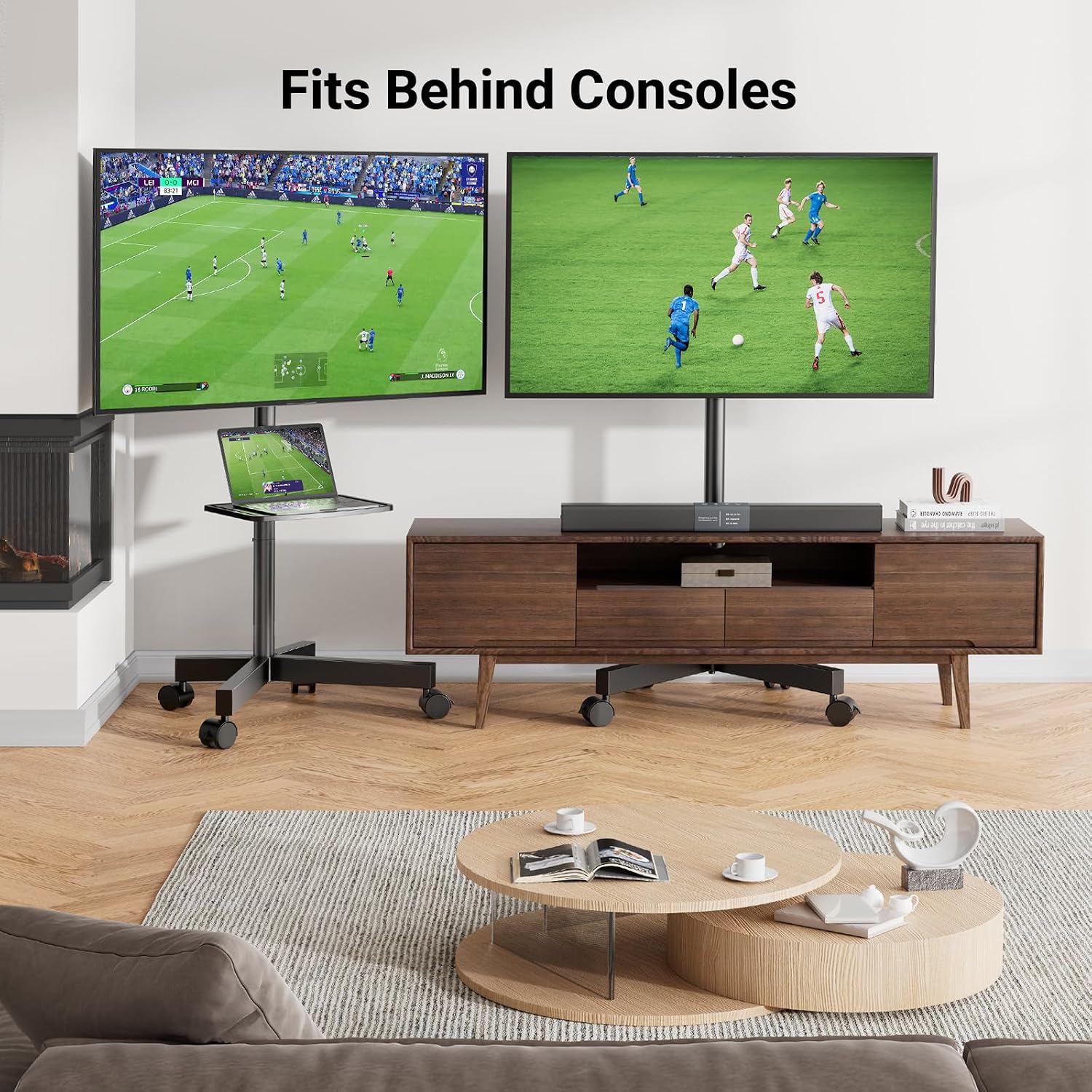 Thumbnail 6 de PERLEGEAR Mobile TV Stand 23–60in tilt