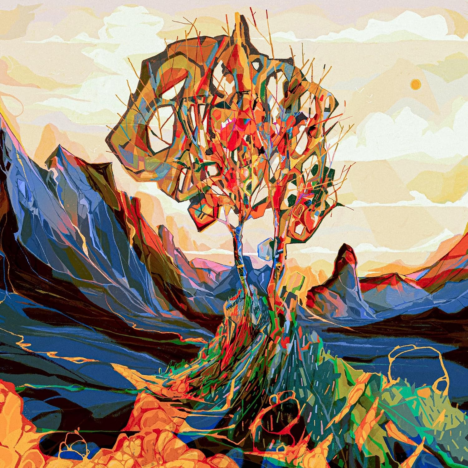 Detalle de delving All Paths Diverge Vinyl Record, Progressive Psychedelic Rock