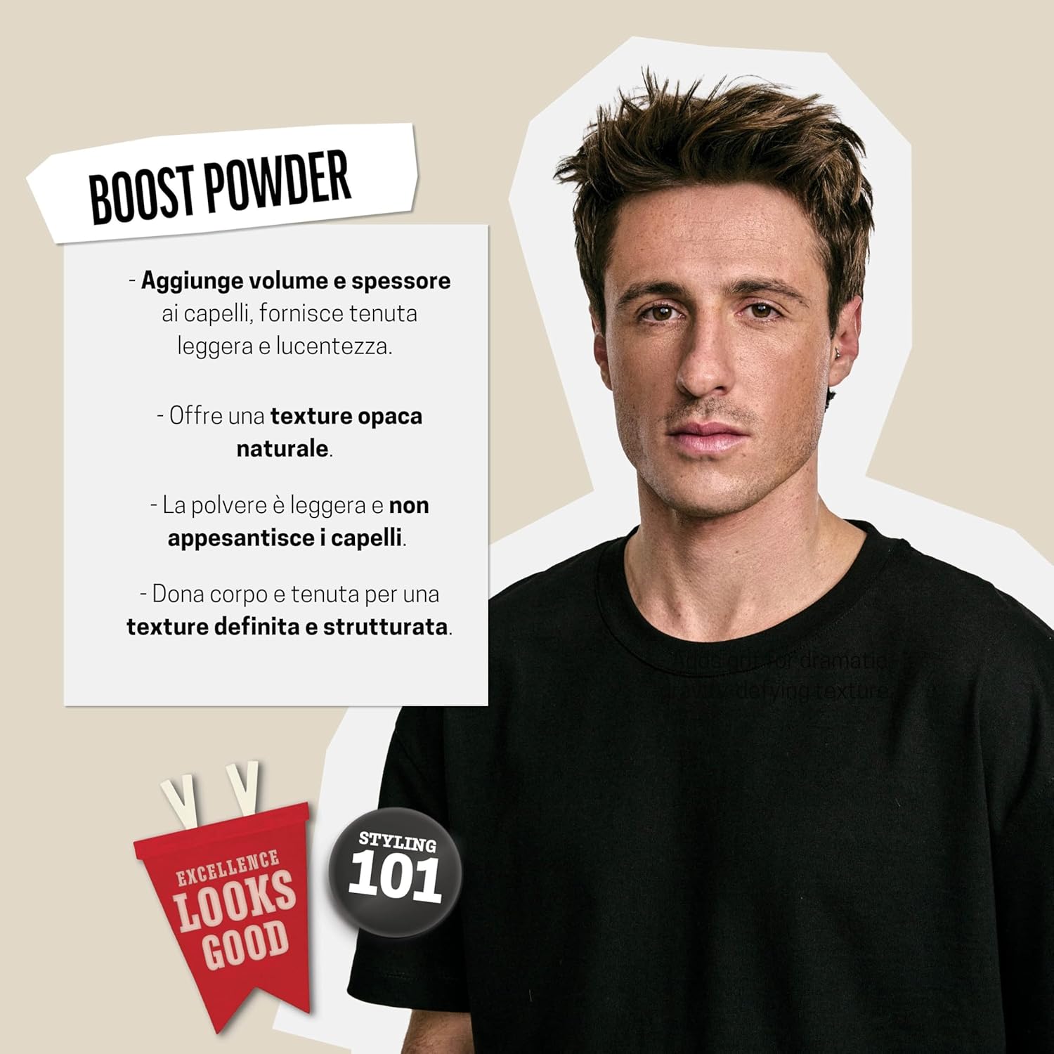 Thumbnail 2 de American Crew Boost Powder: Polvere Styling Volumizzante Uomo, 10 g