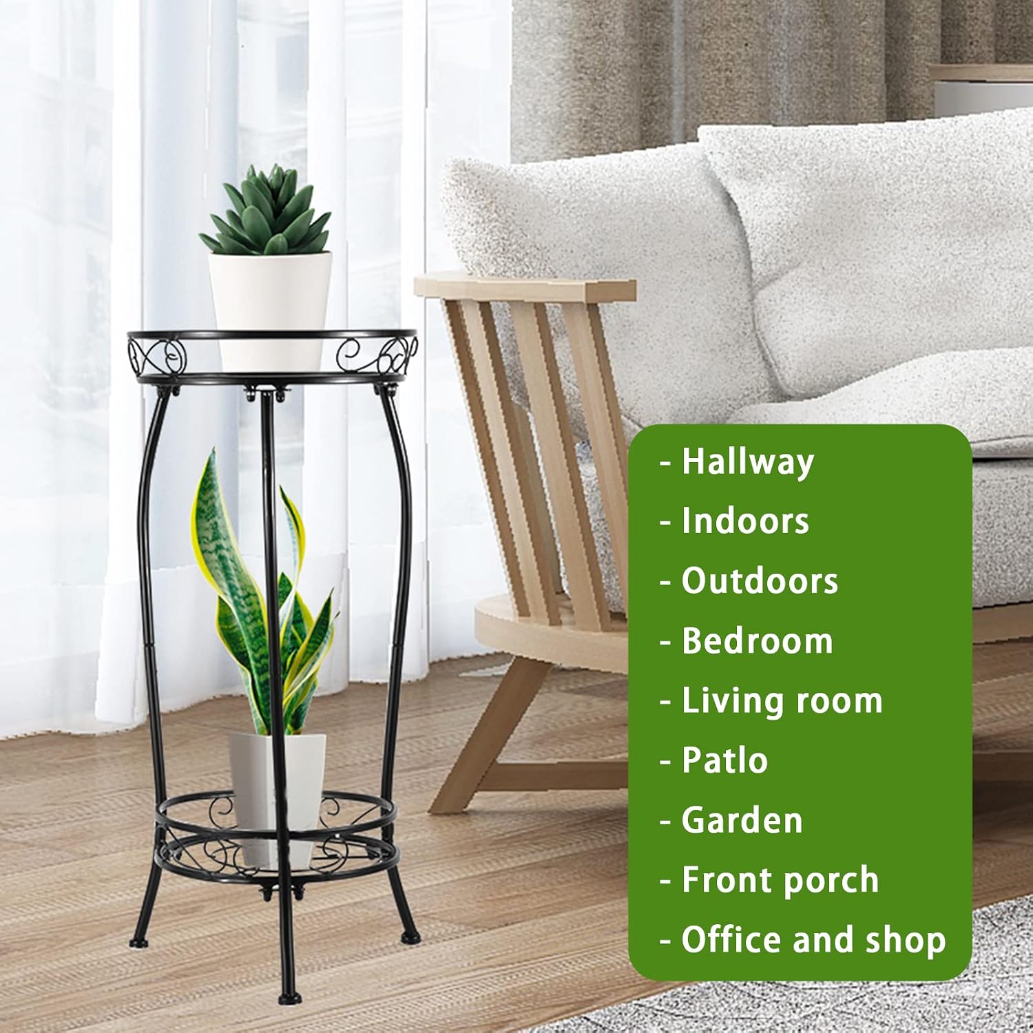 Detalle 1 de Kavlium Plant Stand 27.1-Inch