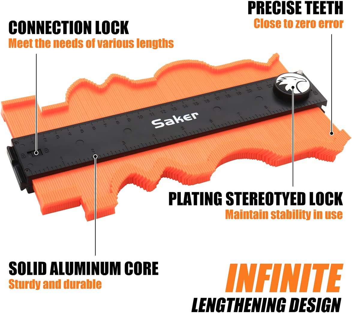 Thumbnail 4 de Saker Contour Gauge 25cm profile gauge