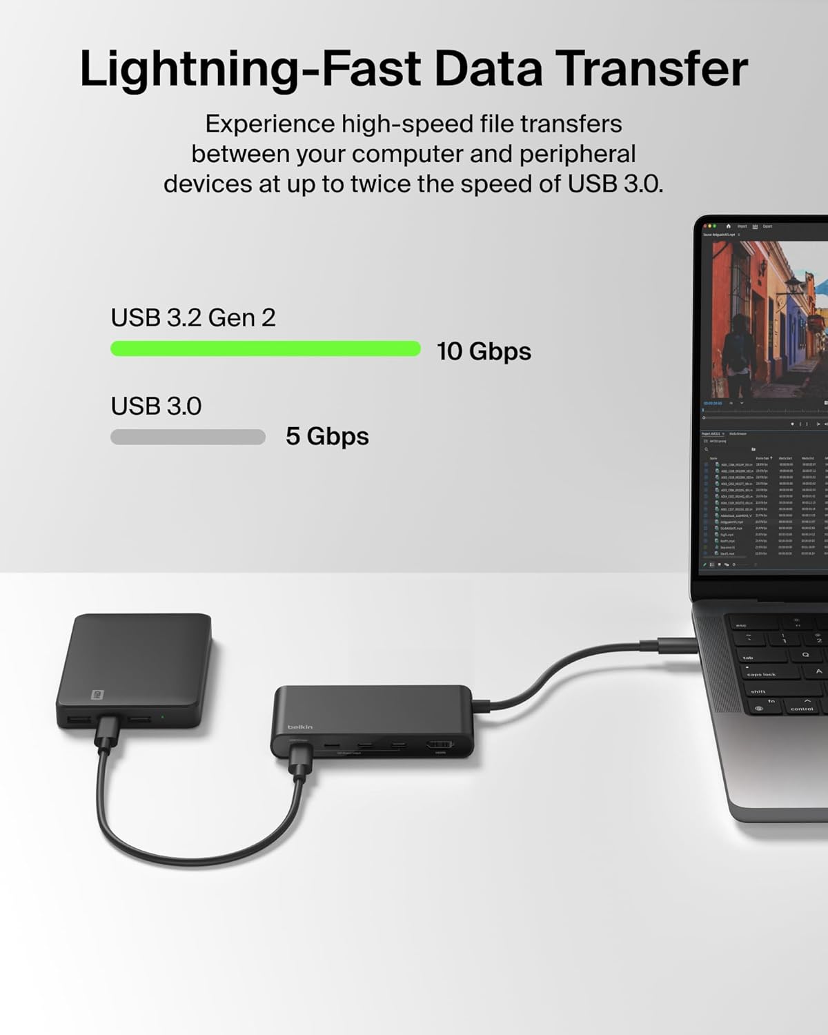 Thumbnail 5 de Belkin USB-C Hub 5-Port with 4K HDMI