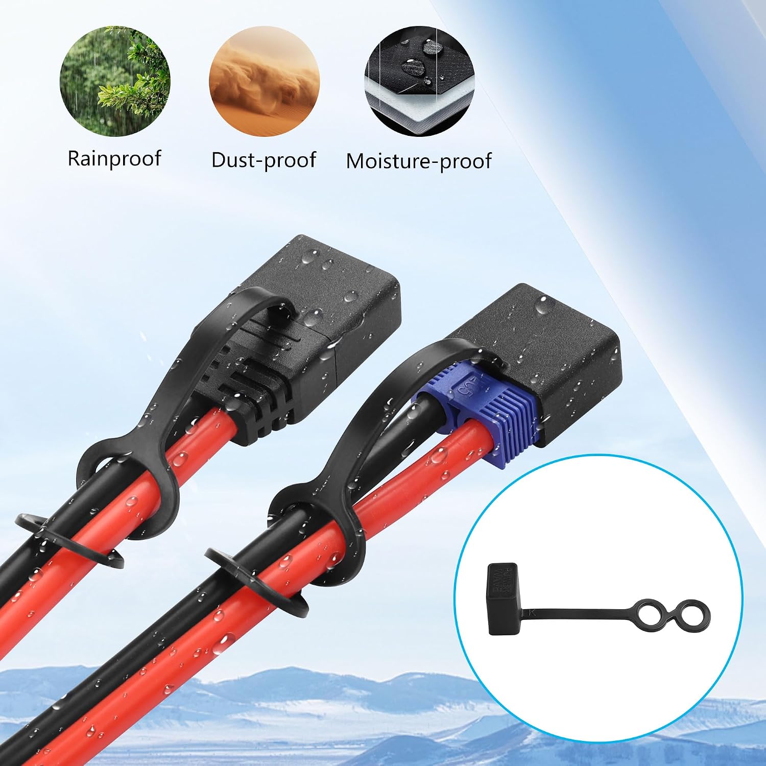 Thumbnail 4 de CERRXIAN EC5 connector dust caps, 12-piece