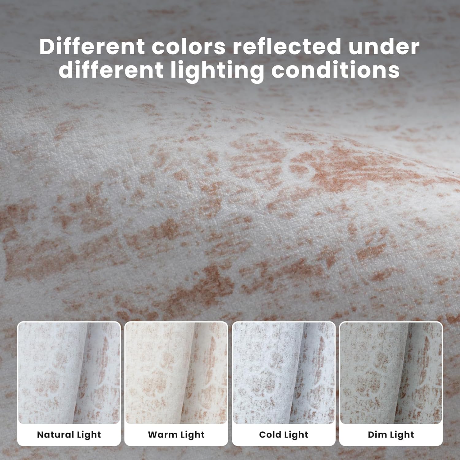 Thumbnail 5 de BGASZ 8x10 Washable Area Rug – Non-Slip, Soft Short-Pile with Stain Resistance