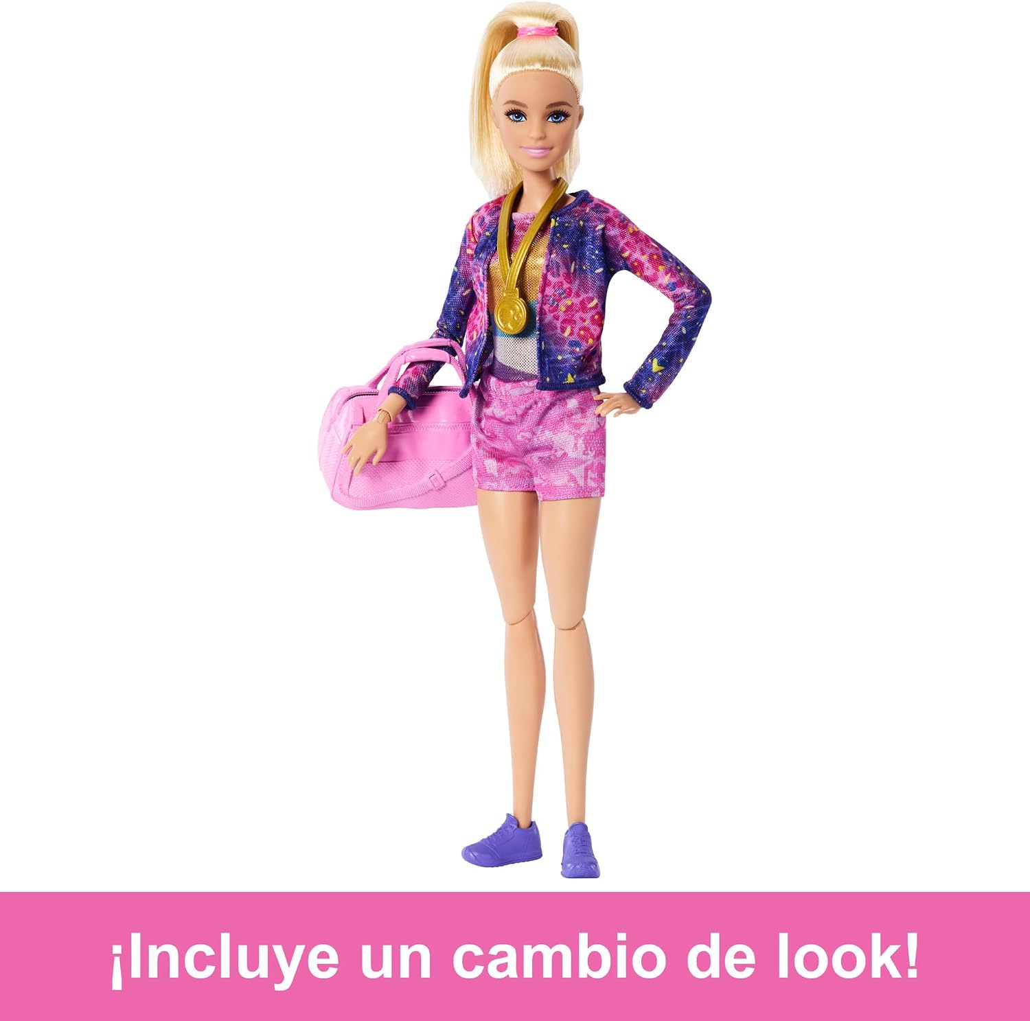 Thumbnail 3 de Barbie HRG52 - Muñeca Gimnasta con Set y Accesorios 🤸‍♀