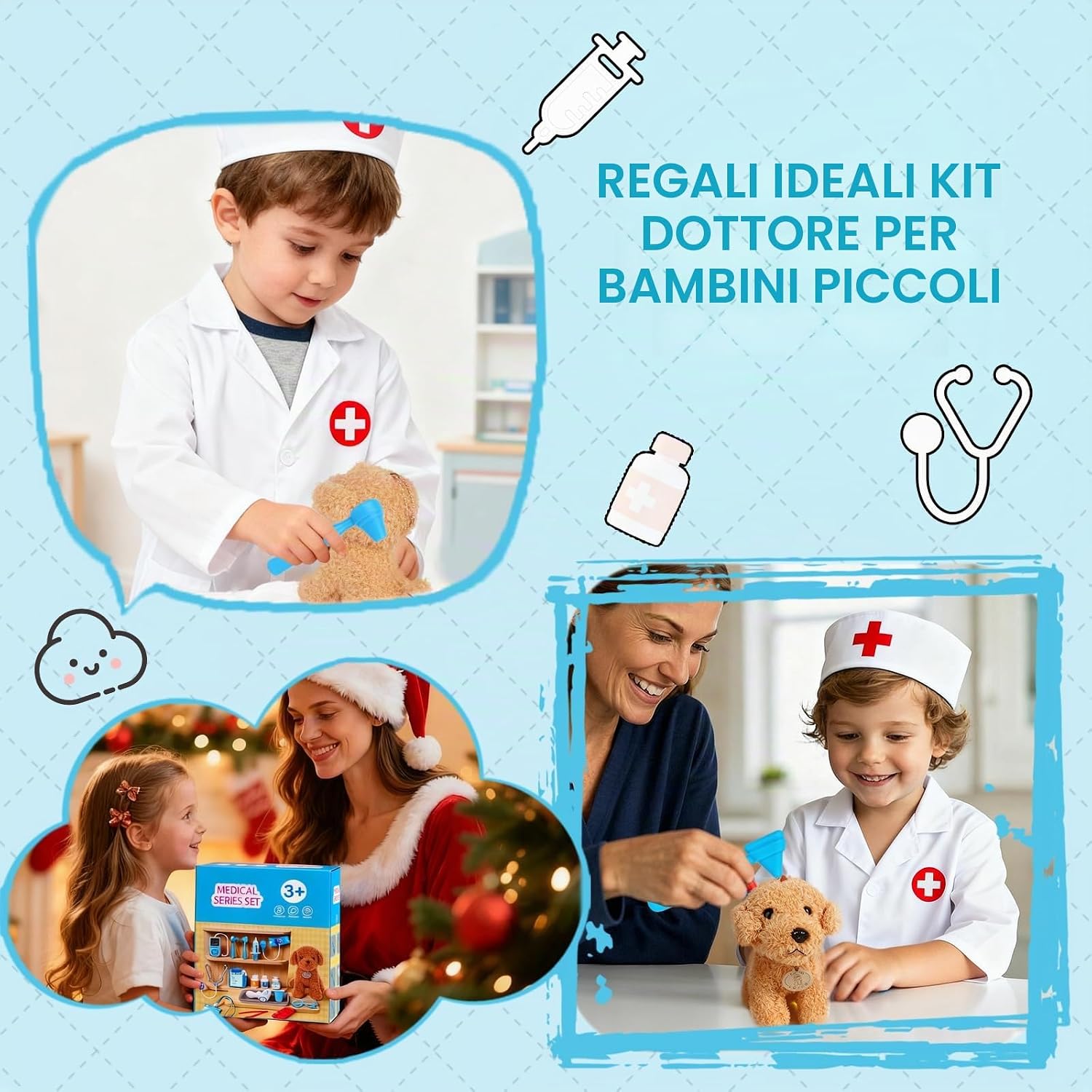 Thumbnail 6 de JOYSINTOY Kit medico bambini 3+