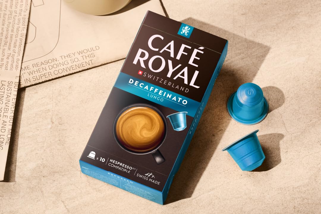 Thumbnail 6 de Café Royal Lungo Decaffeinato – Nespresso-kompatible Kaffeekapseln, 100 Kapseln