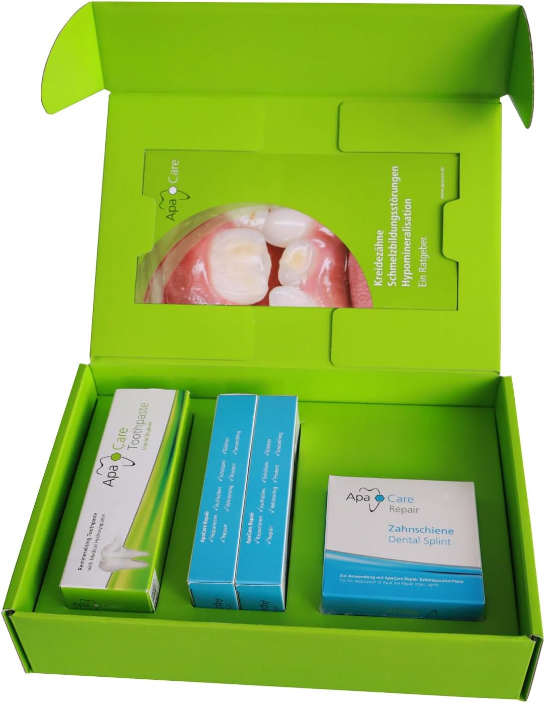 Detalle de Apa Care rimineralizzazione e MIH: set per denti calcarei, rimineralizzazione e protezione