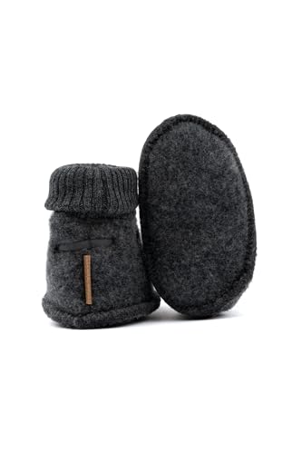 Thumbnail 3 de Mikk-line Chaussettes bébé laine anthracite ⚙