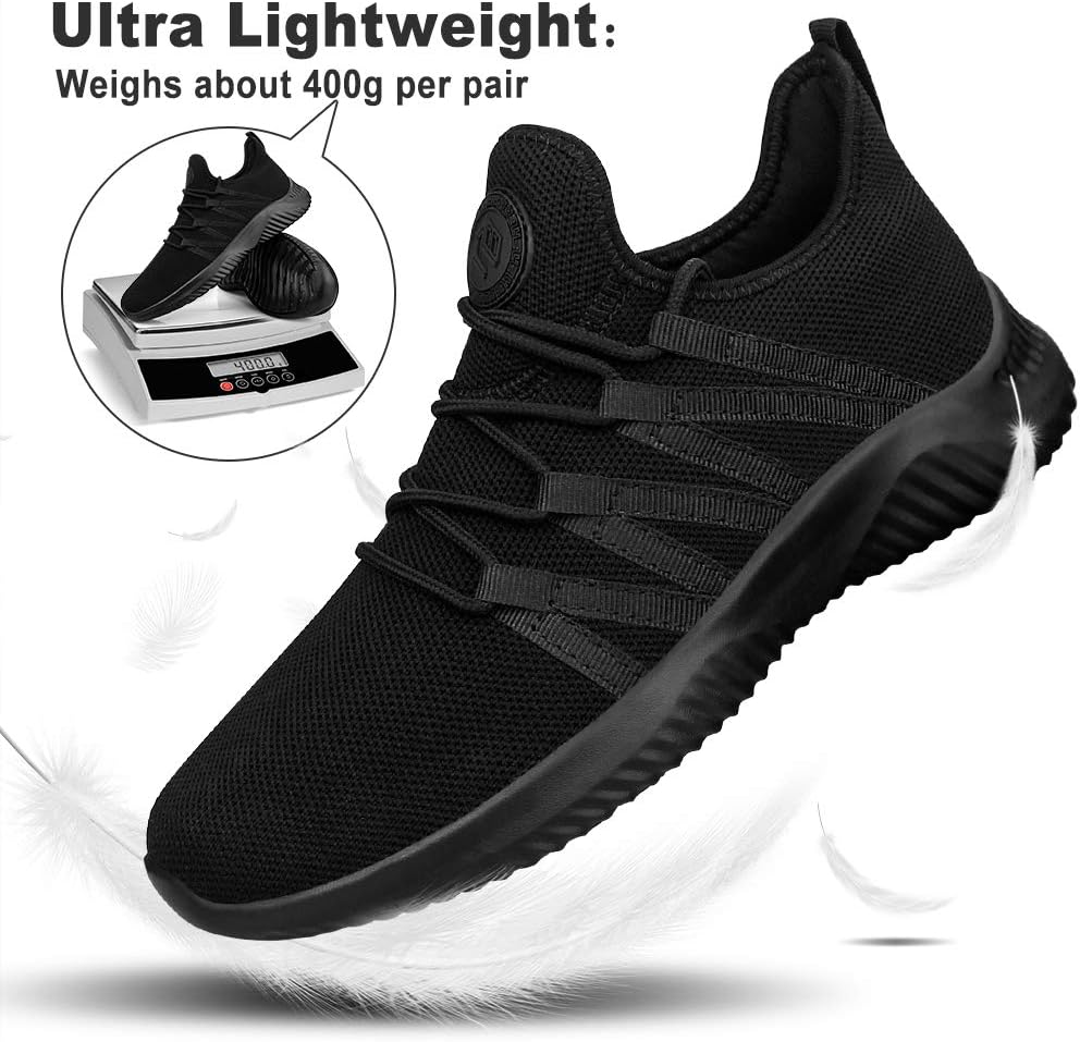 Thumbnail 5 de Feethit Men’s Slip-On Running Shoes with Breathable Mesh Upper & Non-Slip EVA Outsole