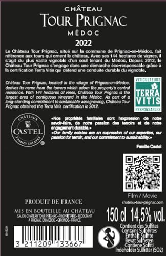 Thumbnail 2 de MAGNUM Château Tour Prignac 1,5 L vino tinto 🍷