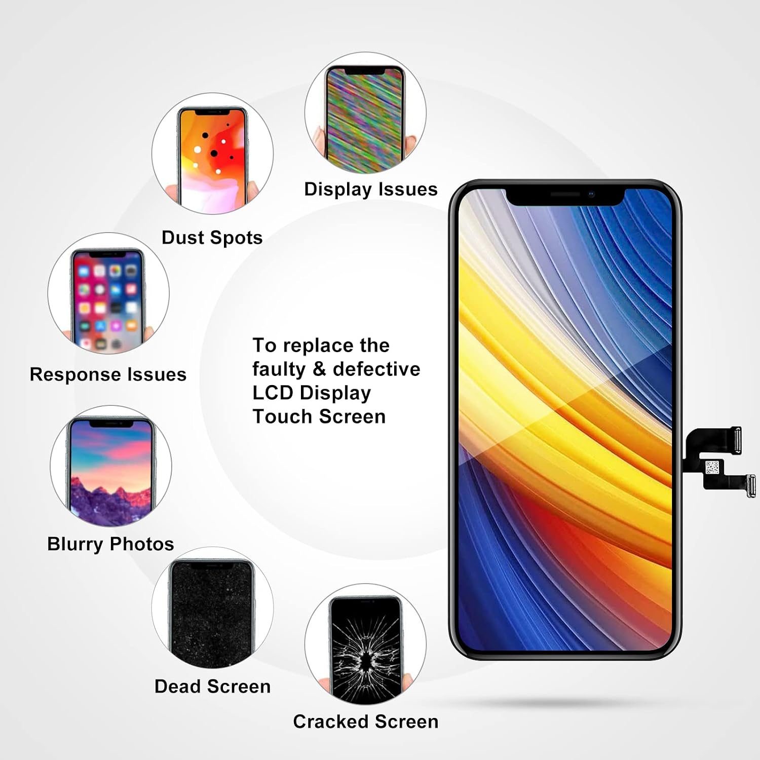 Thumbnail 4 de LL TRADER Display für iPhone X 5,8 Zoll
