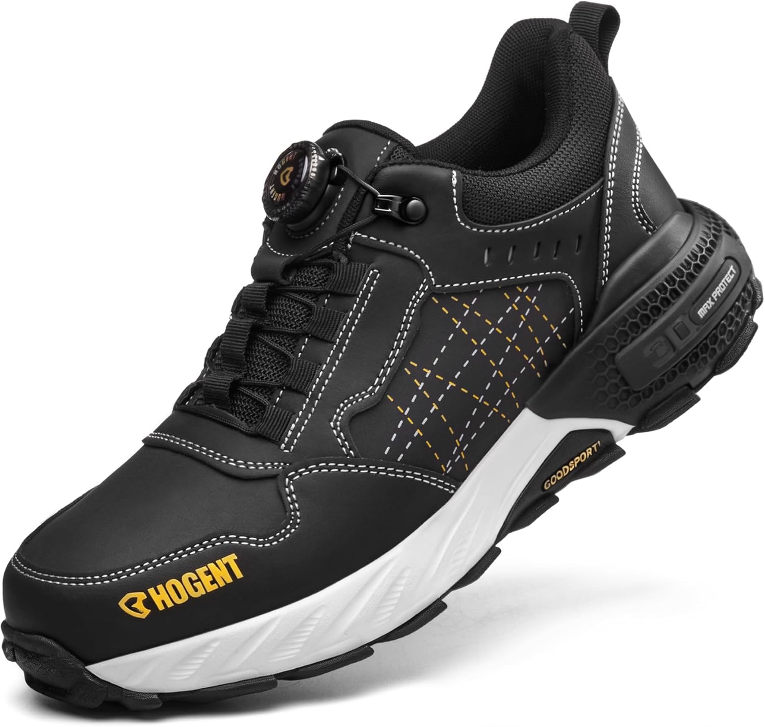 Thumbnail 6 de Stillithou Safety Trainers steel toe cap work shoes with swivel buckle laces