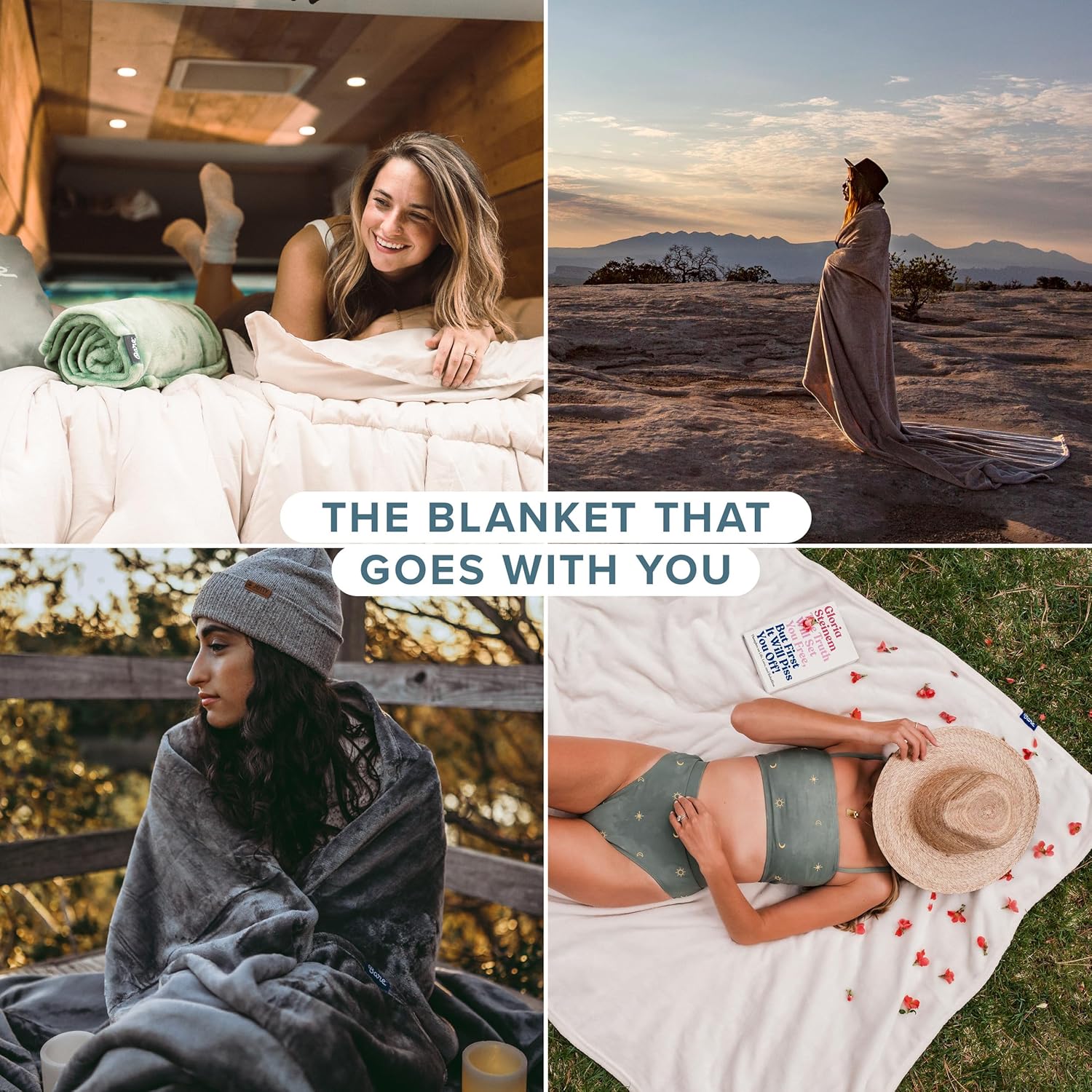 Thumbnail 6 de Bare Home Fleece Blanket - Twin/Twin XL (Grey) – Ultra-Soft Microplush Lightweight Warmth