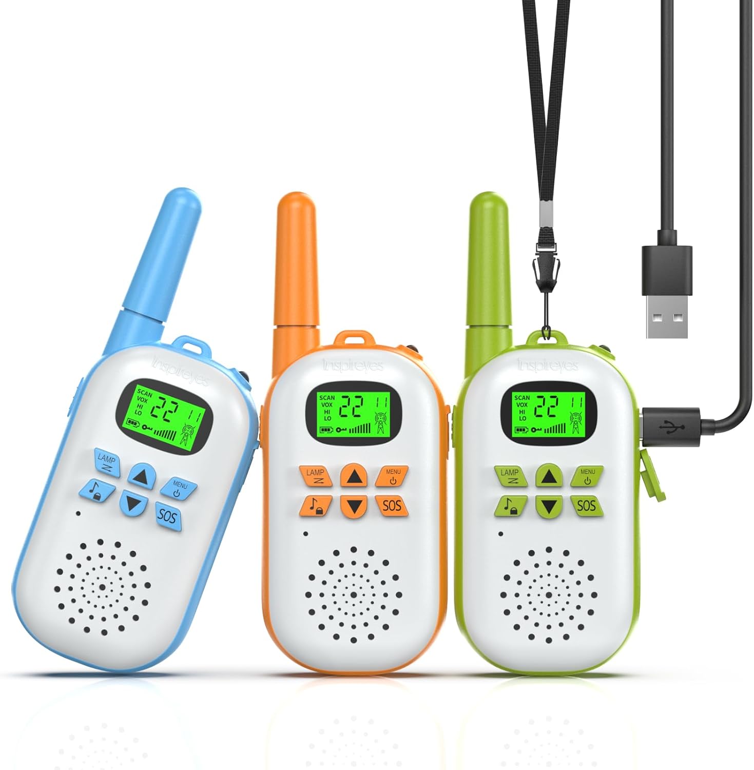 Detalle de Walkie Talkie Niños Recargable 3x
