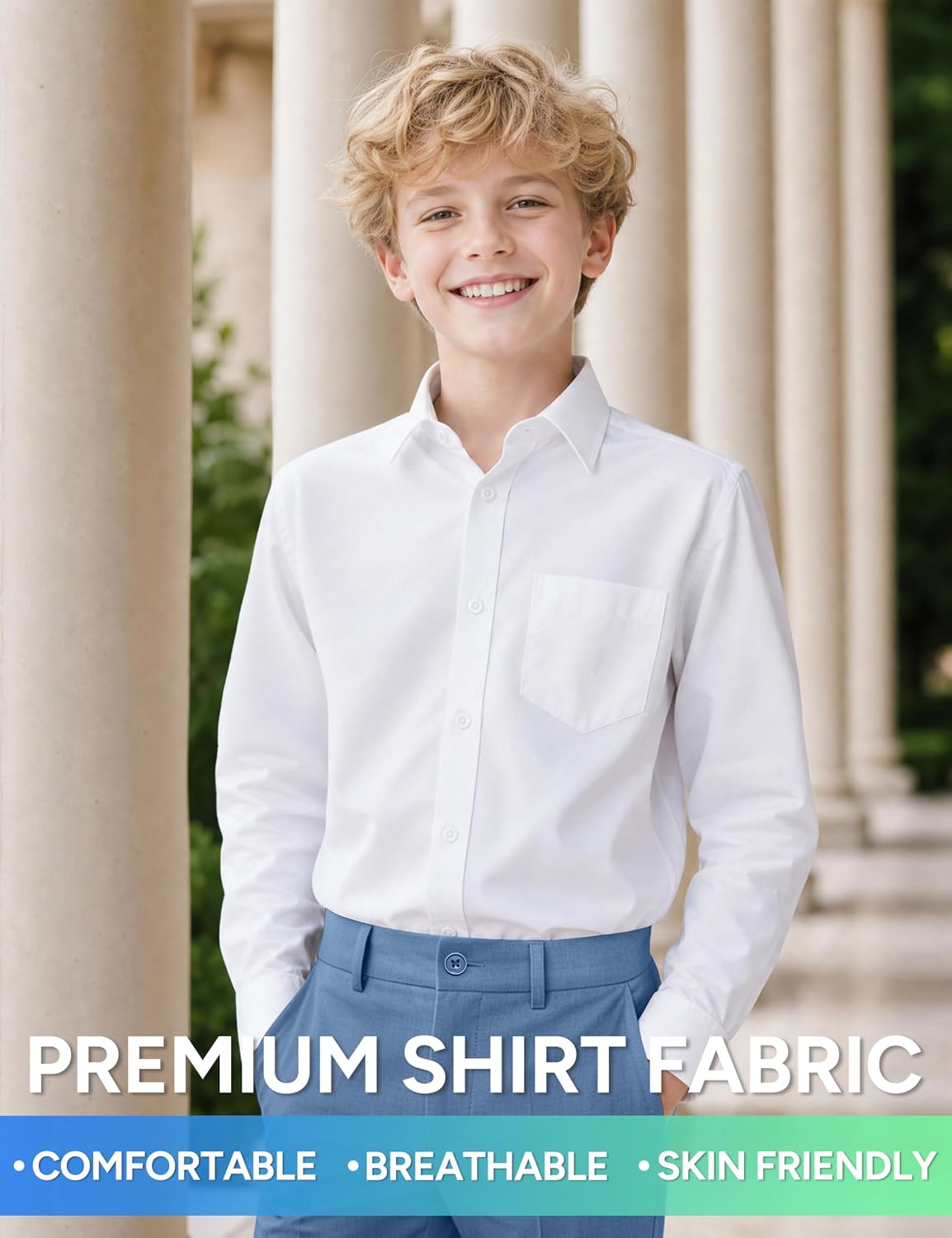 Thumbnail 4 de Marvelous World Boys' Slim Fit Suit Set