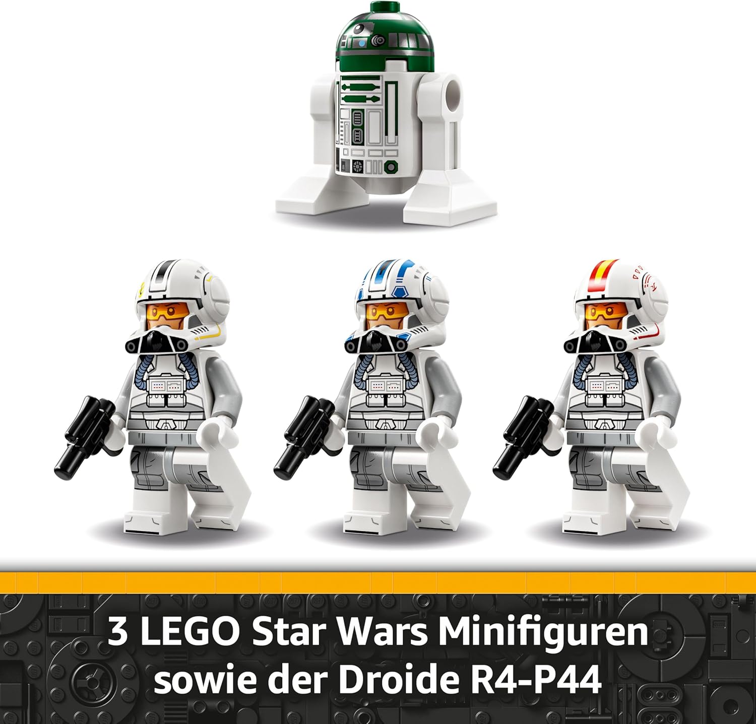 Thumbnail 4 de LEGO Star Wars 75402 ARC-170 Starfighter – Sammlerstück mit Klon-Piloten und R4-P44 (ab 9 Jahren)