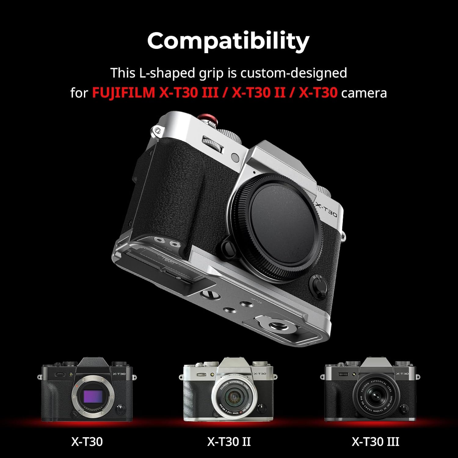 Thumbnail 1 de SMALLRIG L-Griff FUJIFILM X-T30 III