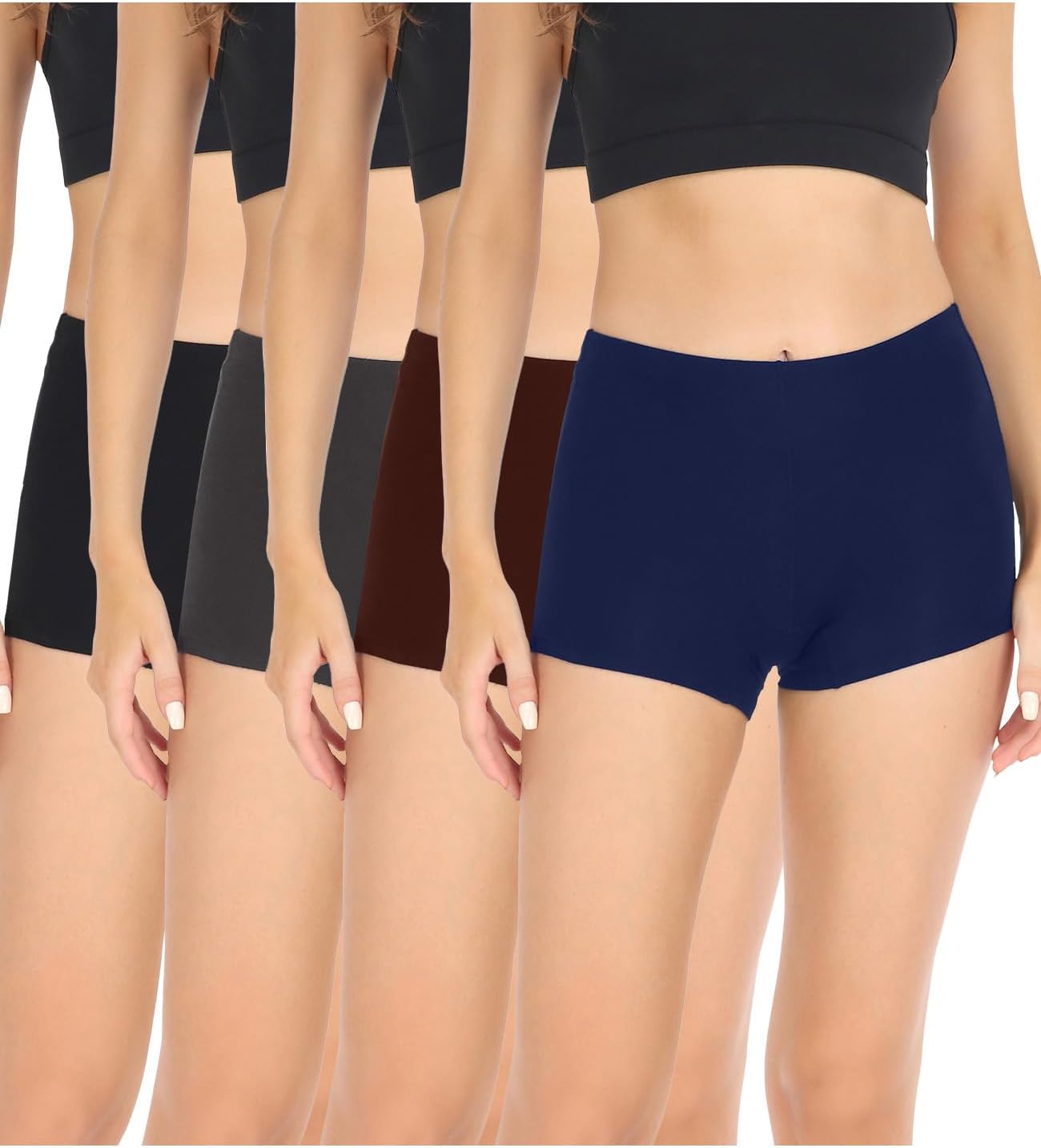 Thumbnail 6 de wirarpa Damen Baumwolle Boxershorts / Radlerhose Unter dem Kleid – 4er Pack