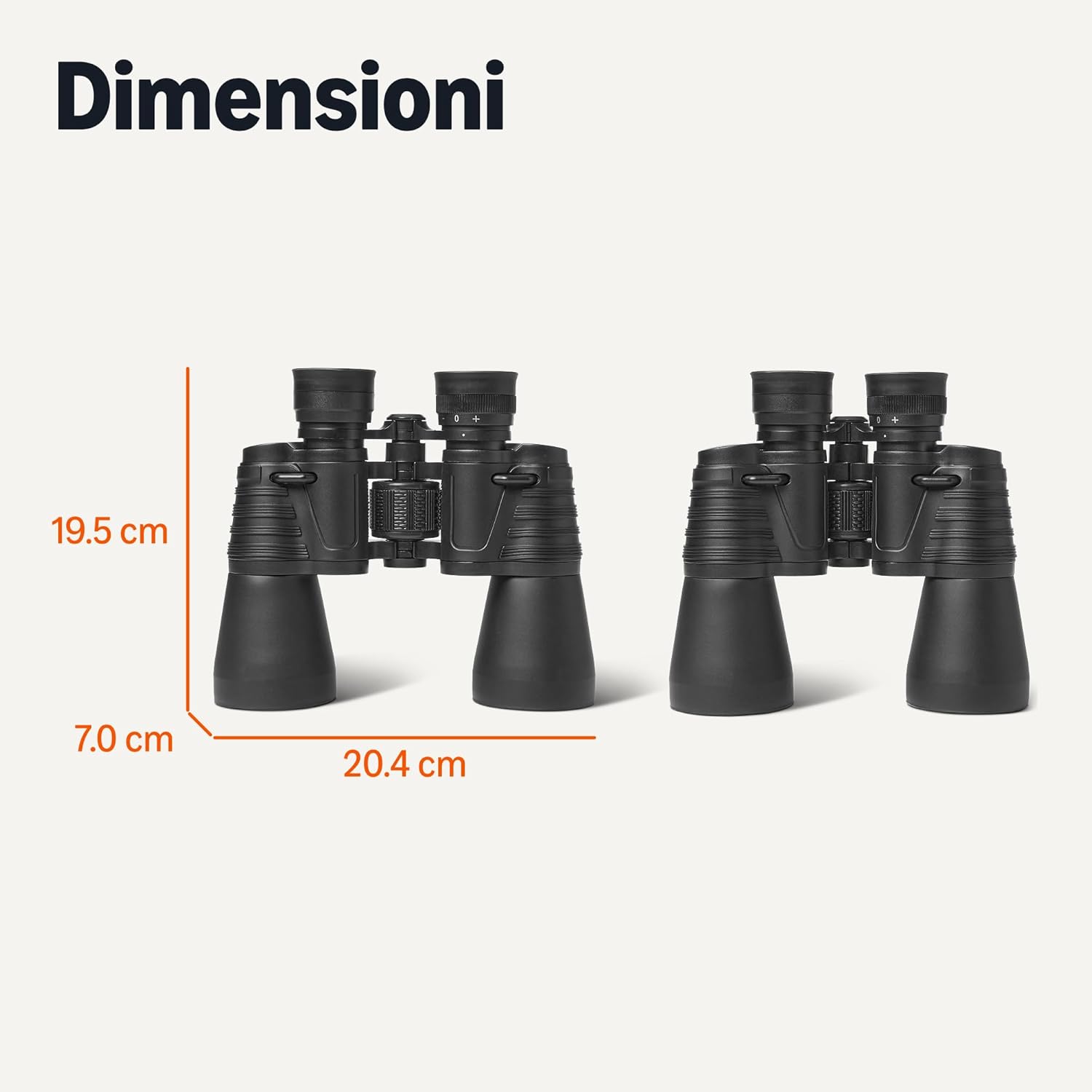 Detalle de Amazon Basics Binocolo 7x50 ad alta potenza con ottica FMC, campo ampio e attacco treppiede