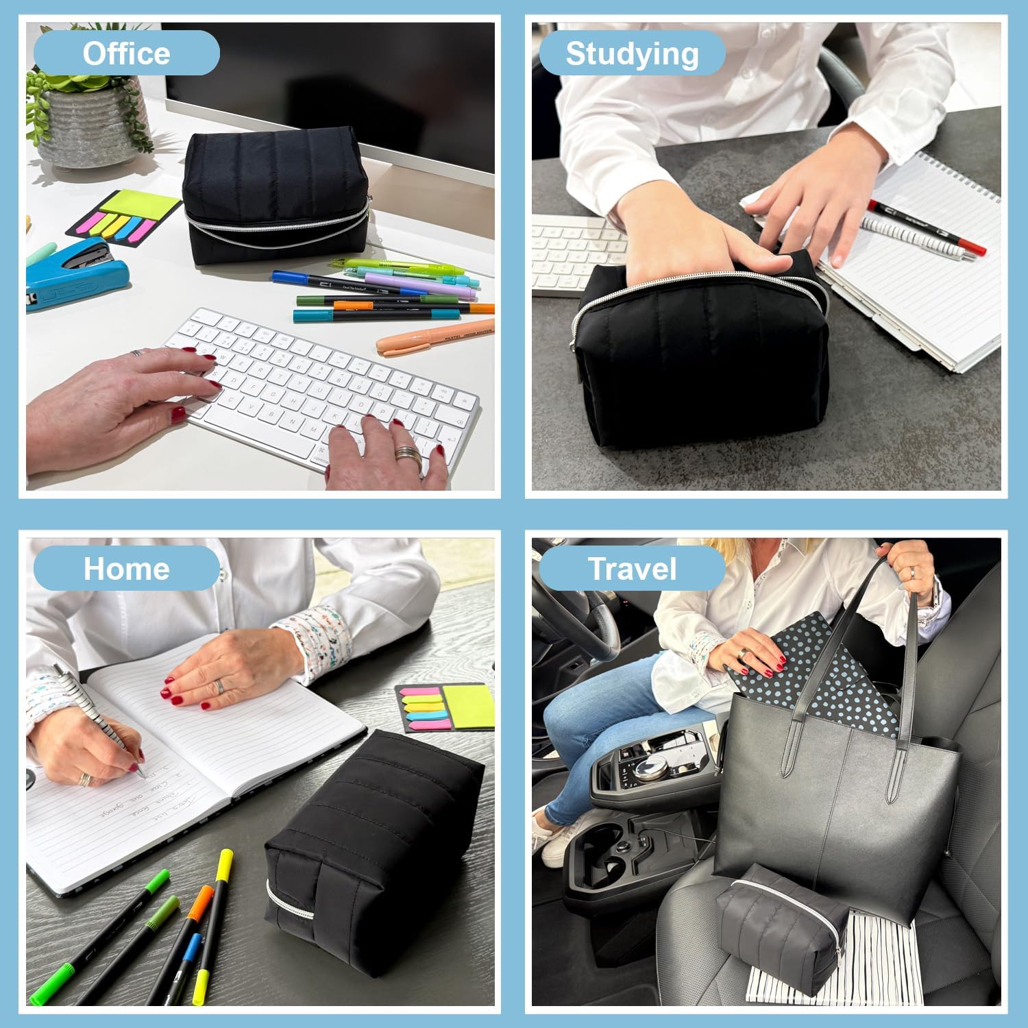 Thumbnail 5 de Fashion Stationery Pencil Case 20 x 10 x 10 cm