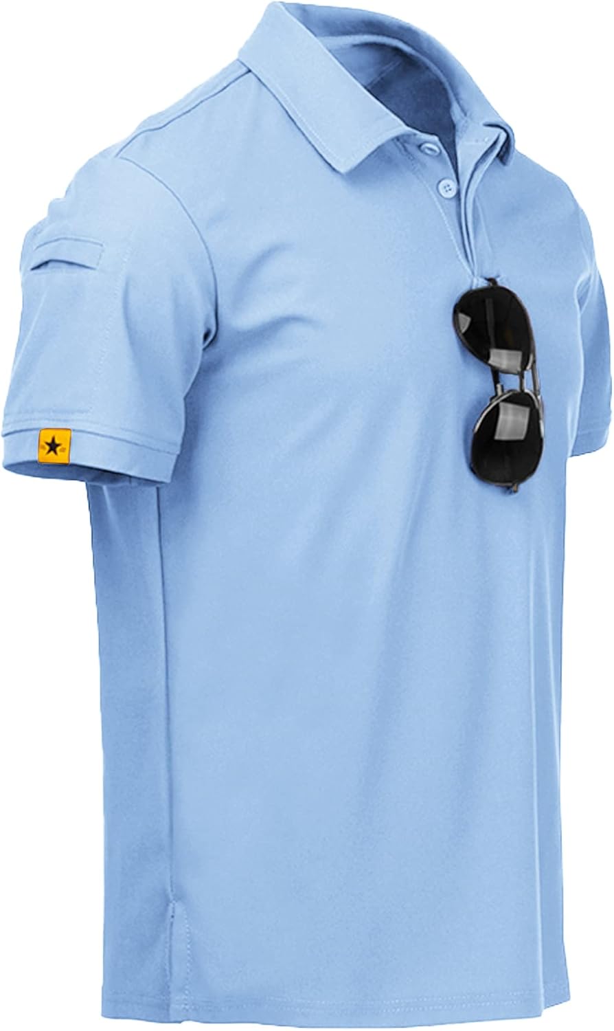 Thumbnail 6 de Geeksport Poloshirt Herren Kurzarm – Atmungsaktives Funktionspolo für Golf, Outdoor und Alltag