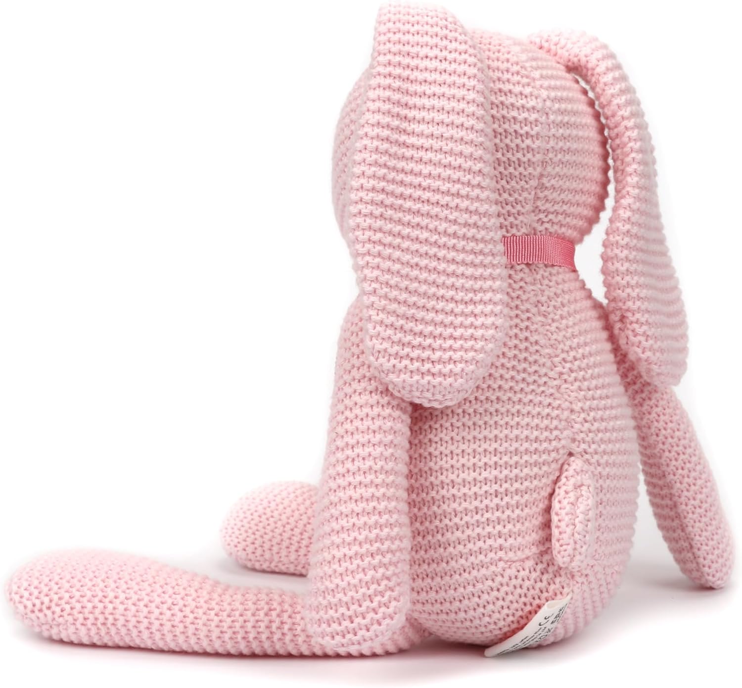 Thumbnail 2 de FLUFFYFUN 100% Organic Cotton Pink Bunny Rabbit Teddy (7.1") – Soft toy for newborns