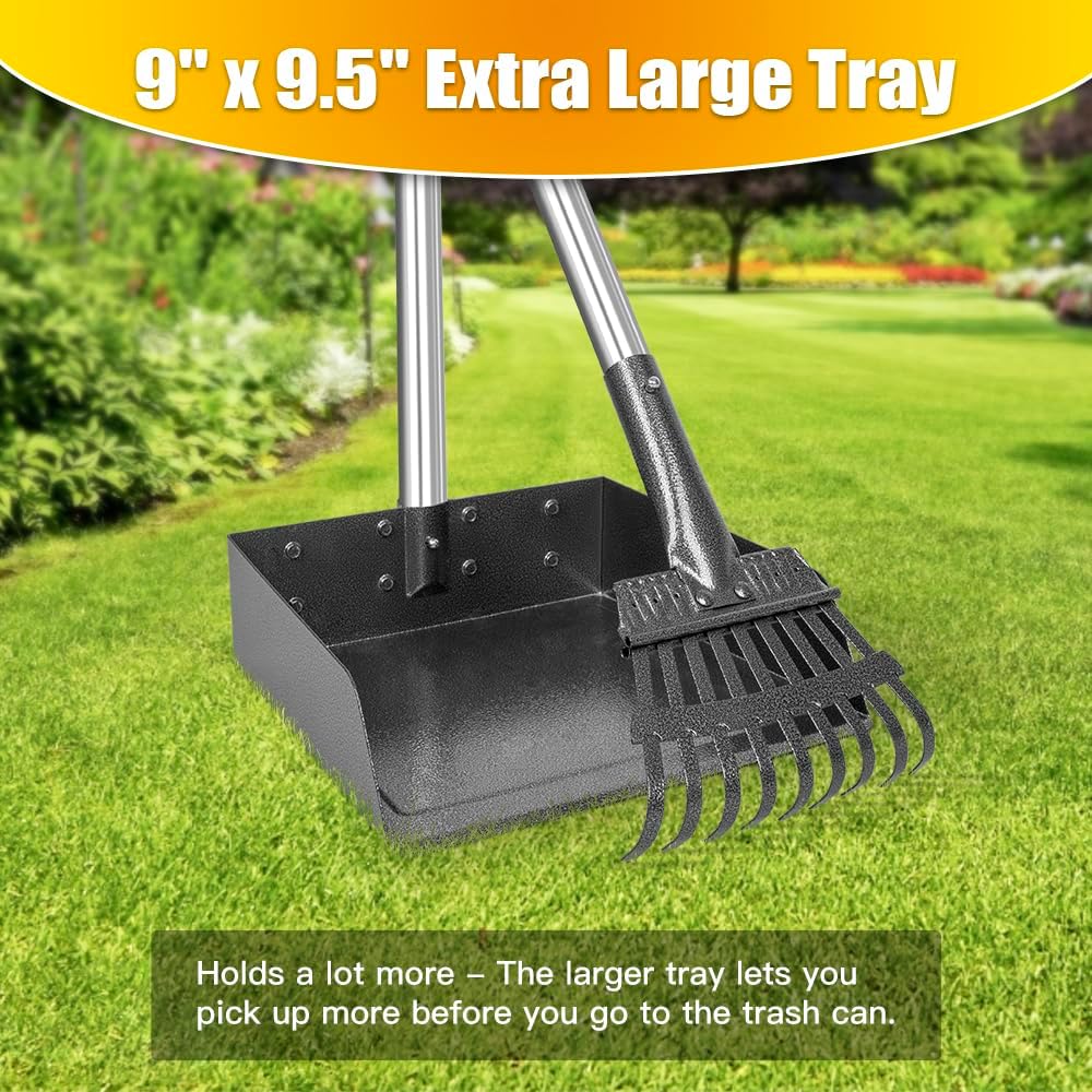 Detalle de TOOGE Dog Pooper Scooper with XL Tray