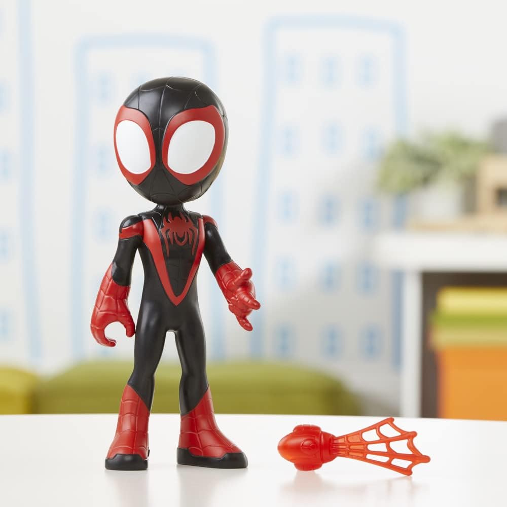 Thumbnail 3 de Hasbro Marvel Spidey e i suoi fantastici amici – Action Figure gigante di Miles Morales (22,5 cm)