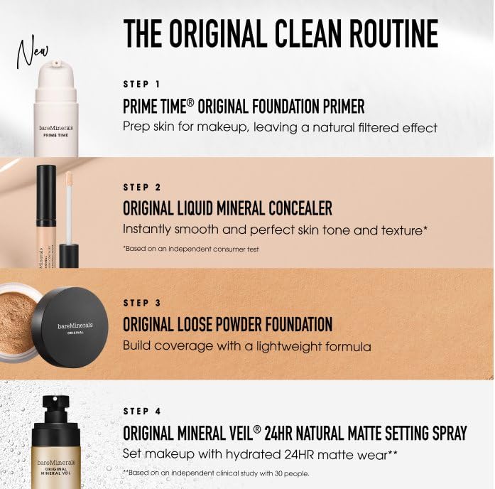 Thumbnail 6 de bareMinerals Deluxe Original Loose Mineral Foundation SPF 15 — Holiday Size 💄