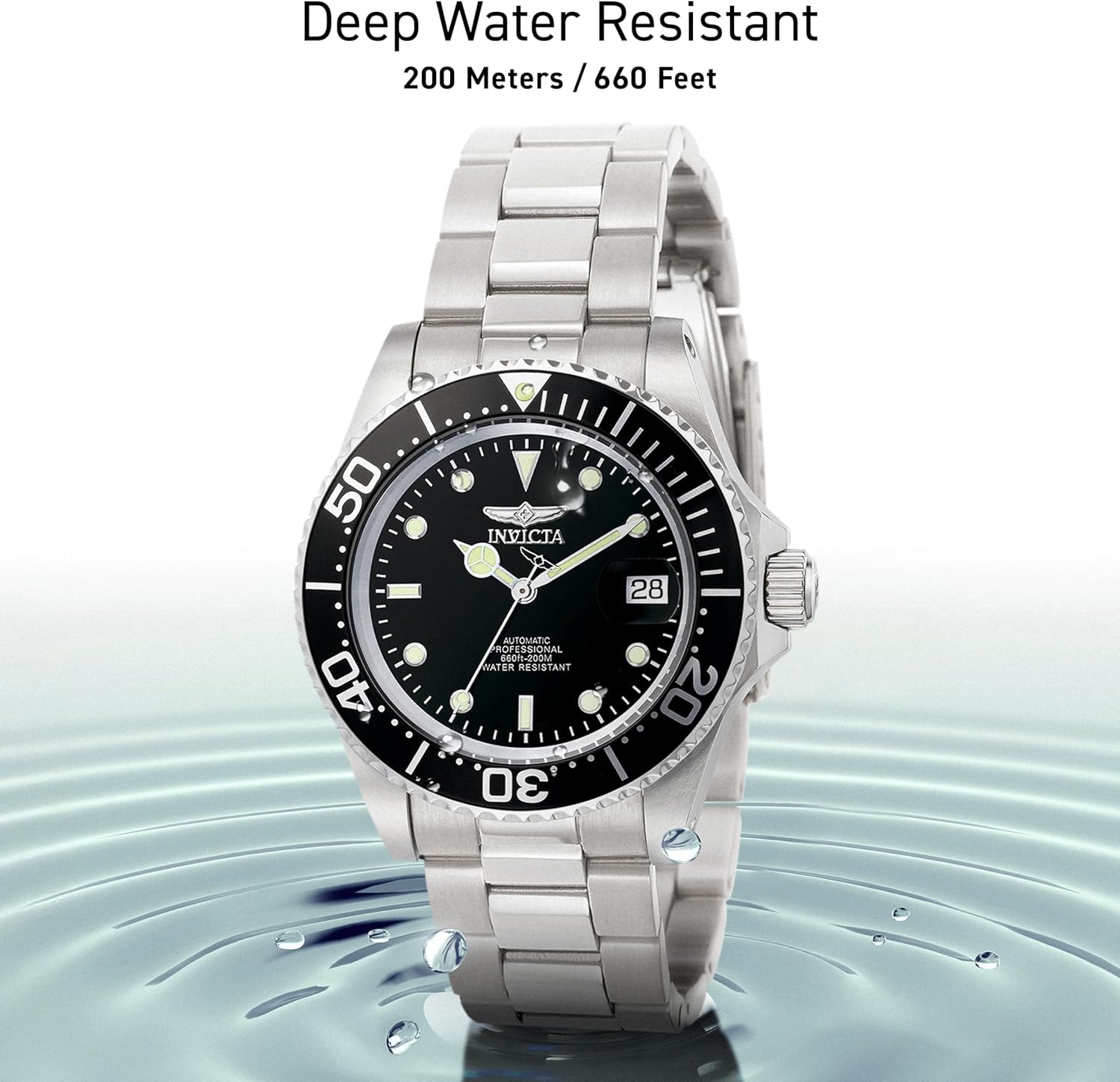 Thumbnail 4 de INVICTA Pro Diver 8926OB Herren Automatikuhr aus Edelstahl – 40 mm