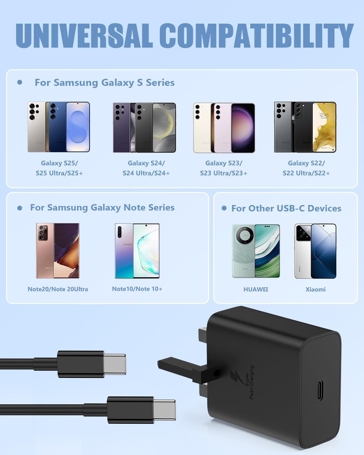 Thumbnail 6 de Samsung Galaxy S25 45W fast charger pack