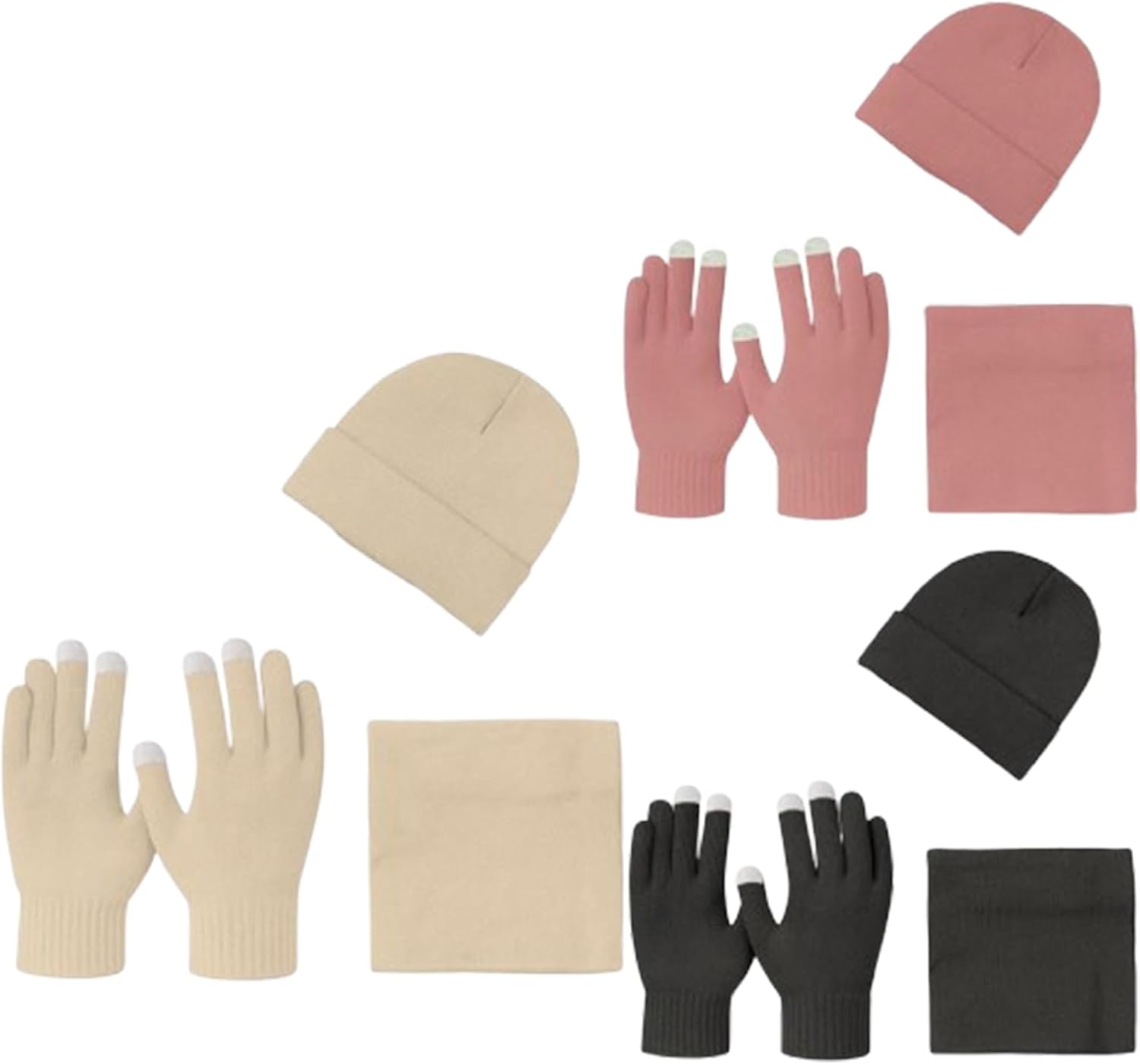 Thumbnail 2 de Gaffer 3-Piece Winter Set: Beanie, Touch-Gloves & Neck Warmer for Men & Women