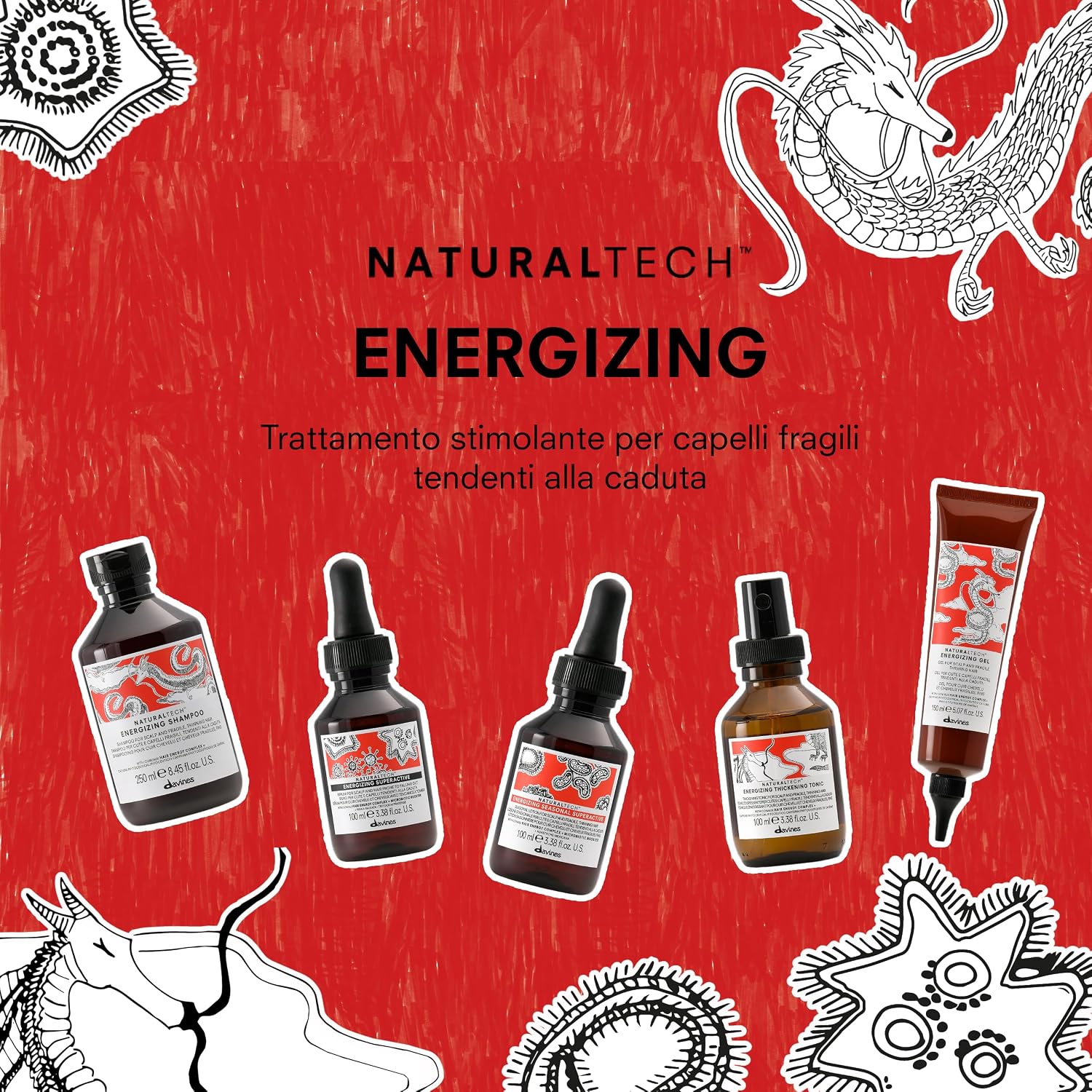 Thumbnail 5 de Davines Energizing Shampoo per capelli fragili – 250 ml