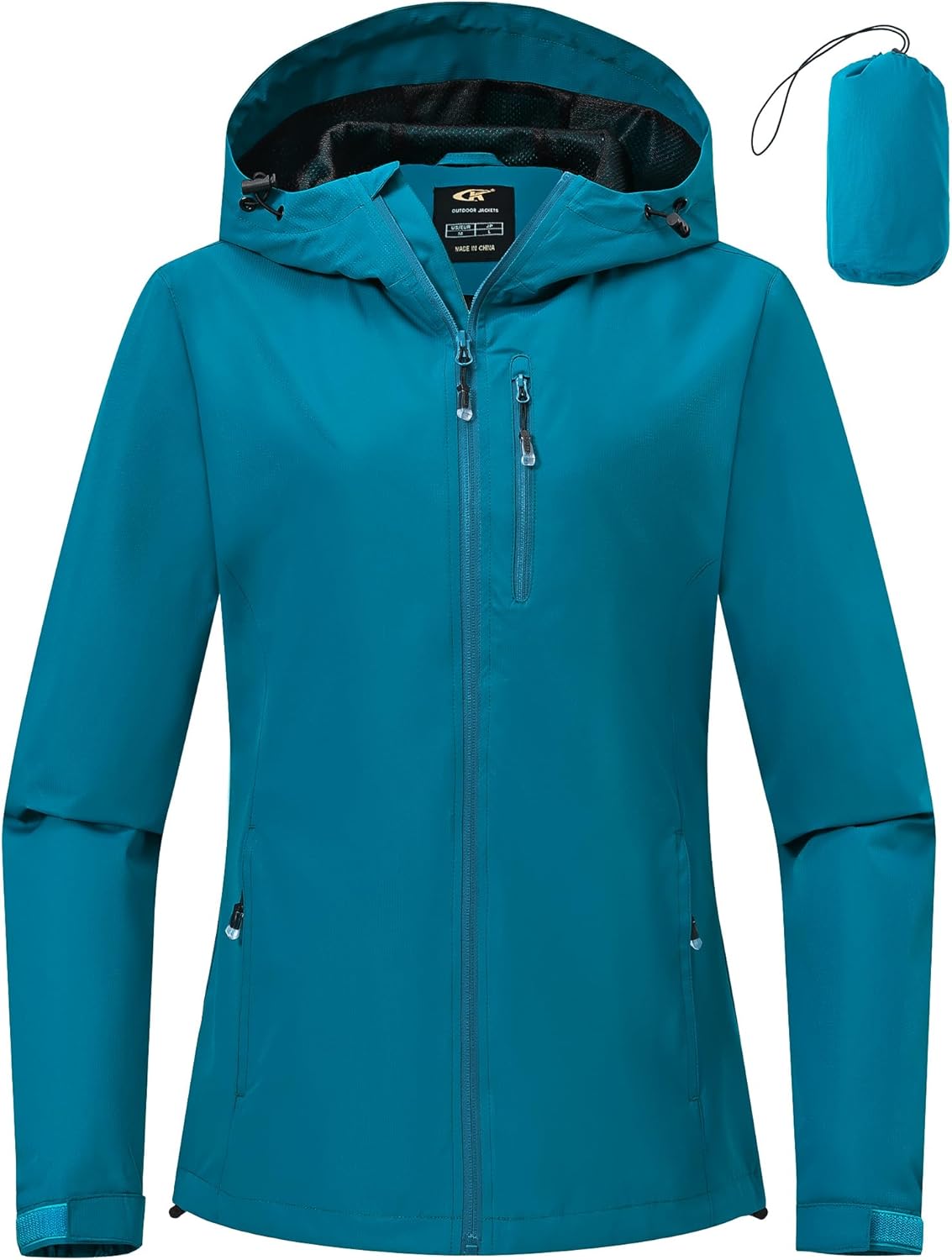 Thumbnail 1 de Tyhengta Women’s Waterproof Rain Jacket – Packable, Hooded, Lightweight Outdoor Coat
