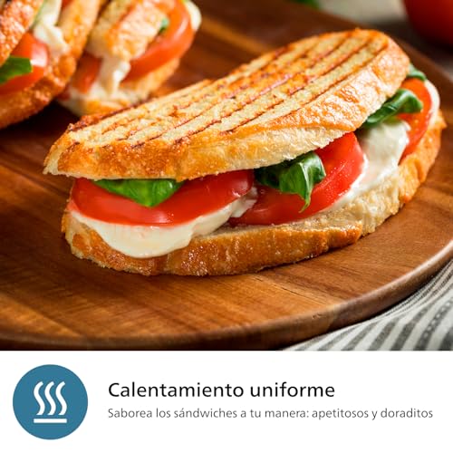 Thumbnail 3 de PHILIPS 5000 Sandwichera Grill 3 en 1 (750 W) con placas antiadherentes