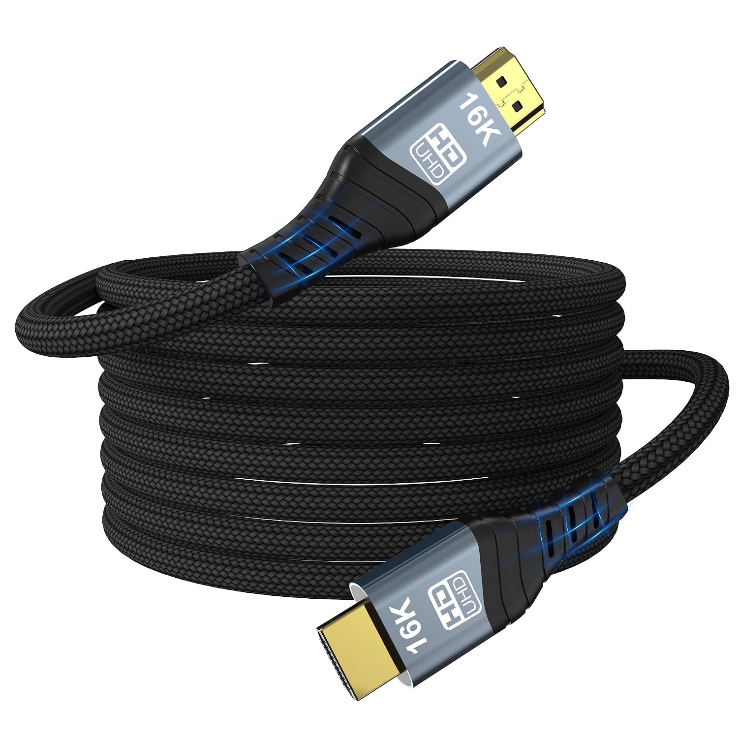 Detalle de YIWENTEC HDMI 2.2 Kabel real UHD 16K/8K/10K – 96 Gbps, 5 m